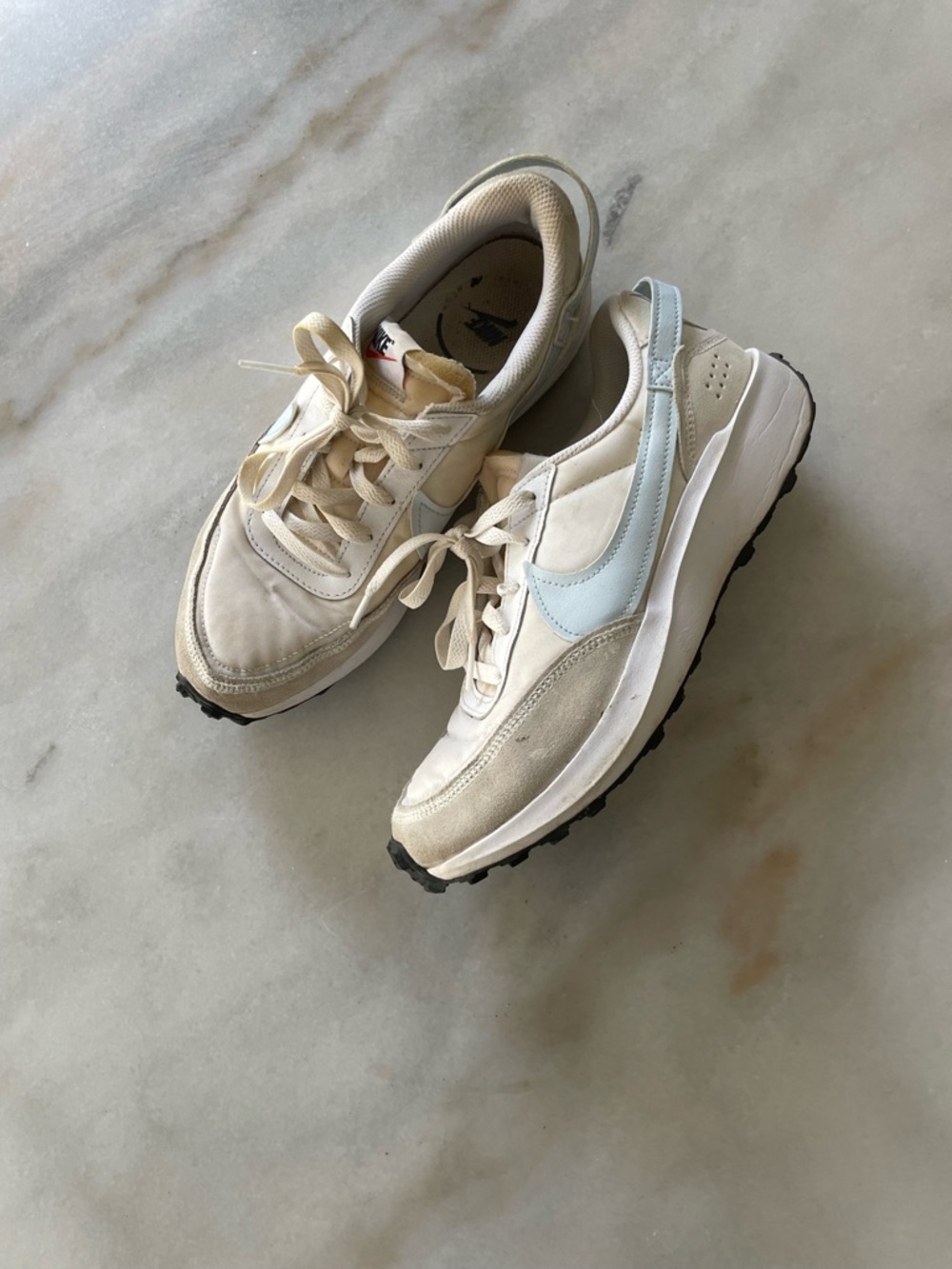 Nike Light Blue & Cream Women's Running Sneakers size 8.5